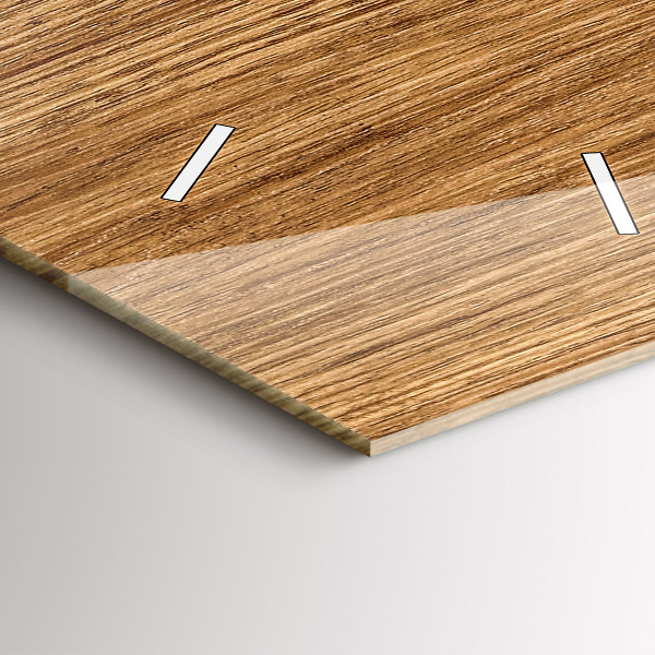 Orologio verticale Legno chiaro