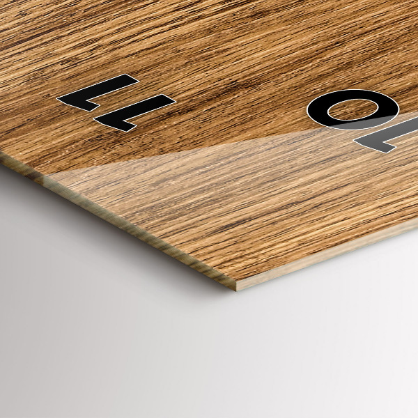 Orologio verticale Legno chiaro