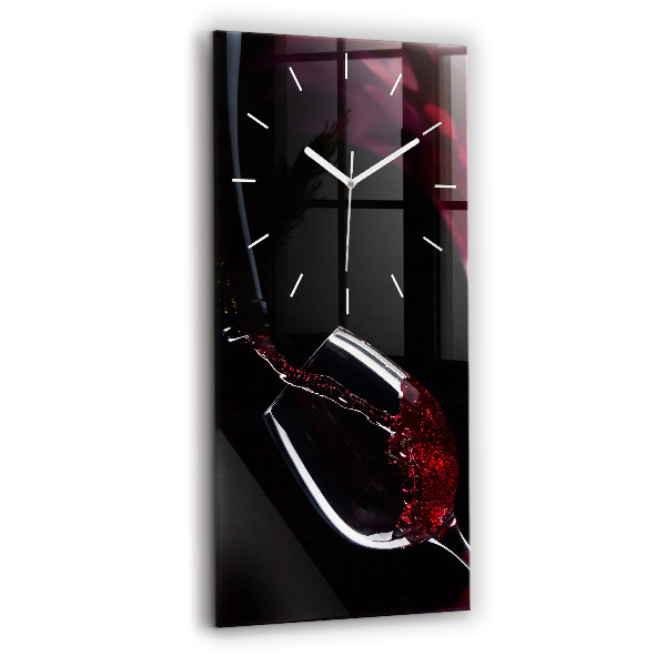 Orologio verticale Vino rosso