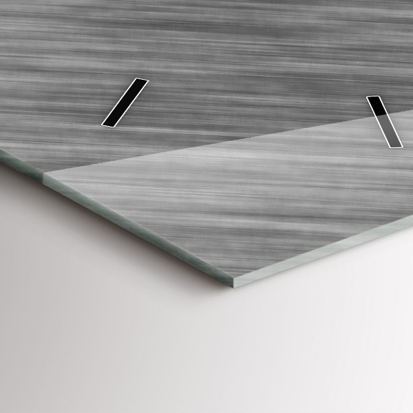 Orologio verticale Parete metallica