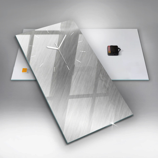 Orologio verticale Parete metallica