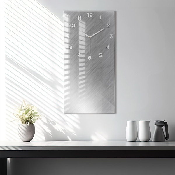 Orologio verticale Parete metallica