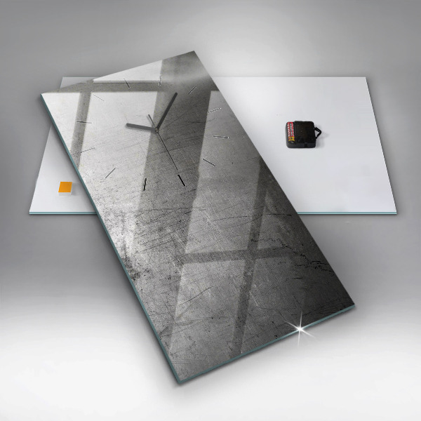 Orologio verticale Parete metallica