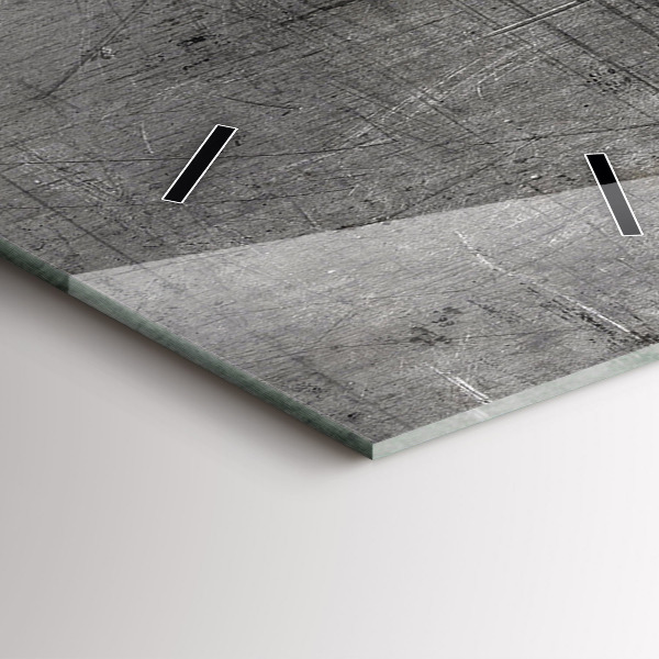 Orologio verticale Parete metallica