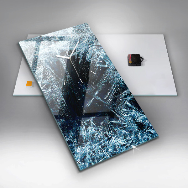 Orologio verticale Muro ghiacciato