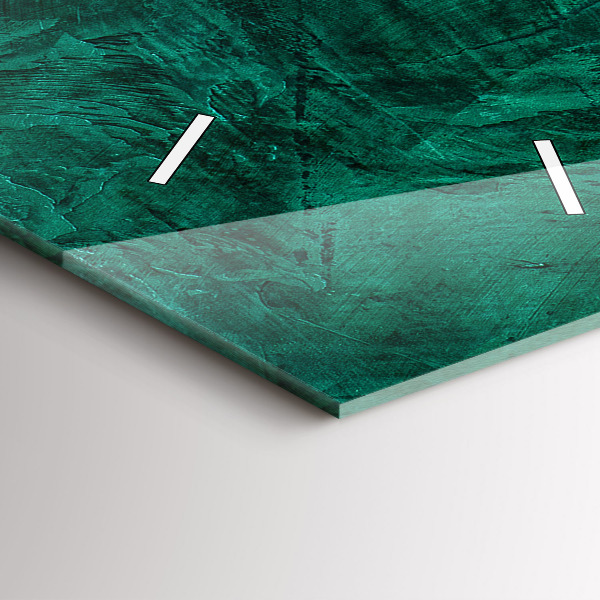 Orologio verticale Muro di smeraldo