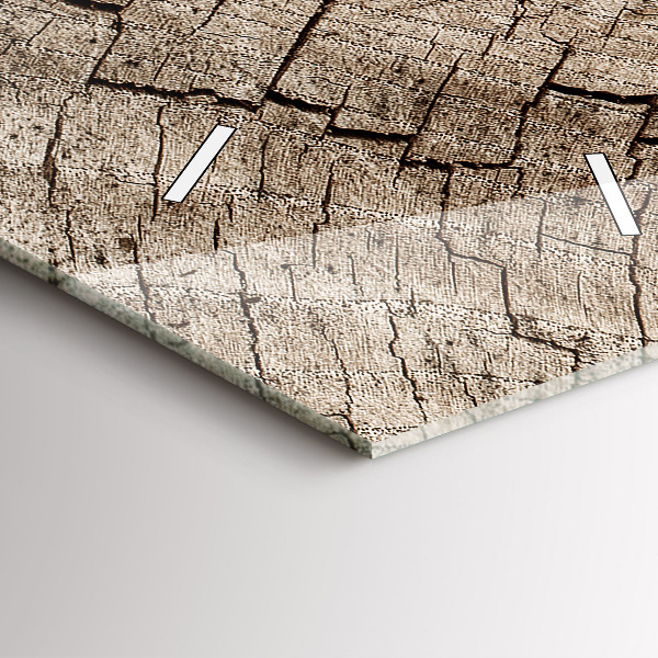 Orologio verticale Vecchio ceppo di legno