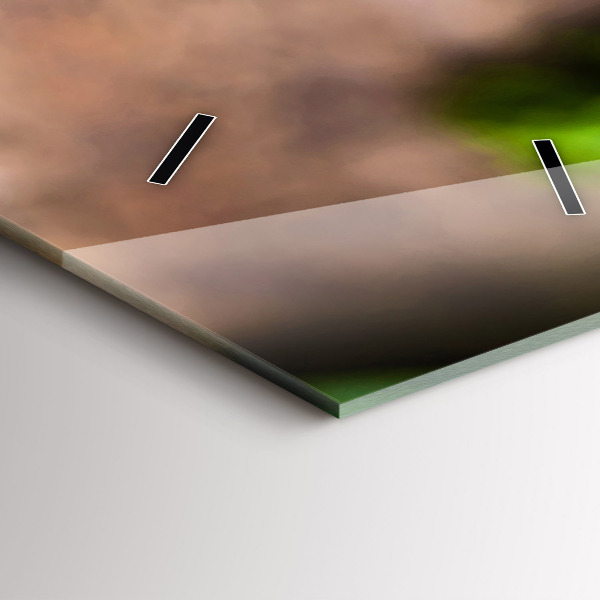 Orologio verticale Foglie di basilico