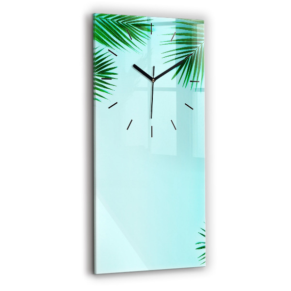 Orologio verticale Palme verdi