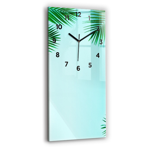Orologio verticale Palme verdi