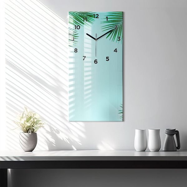 Orologio verticale Palme verdi