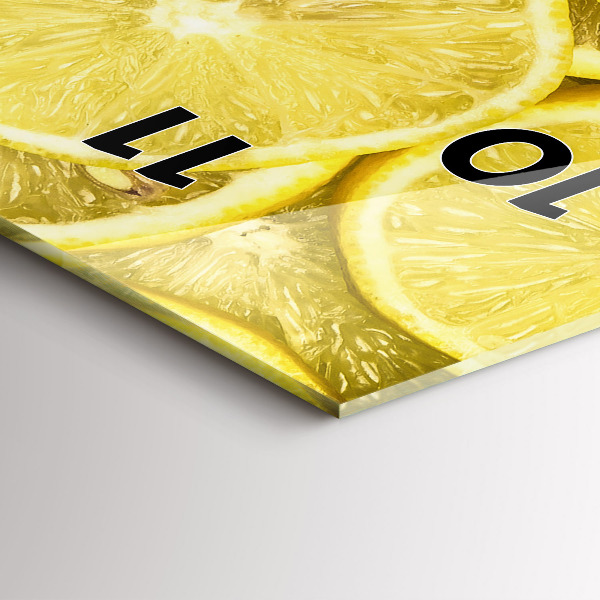 Orologio verticale Fette di limone