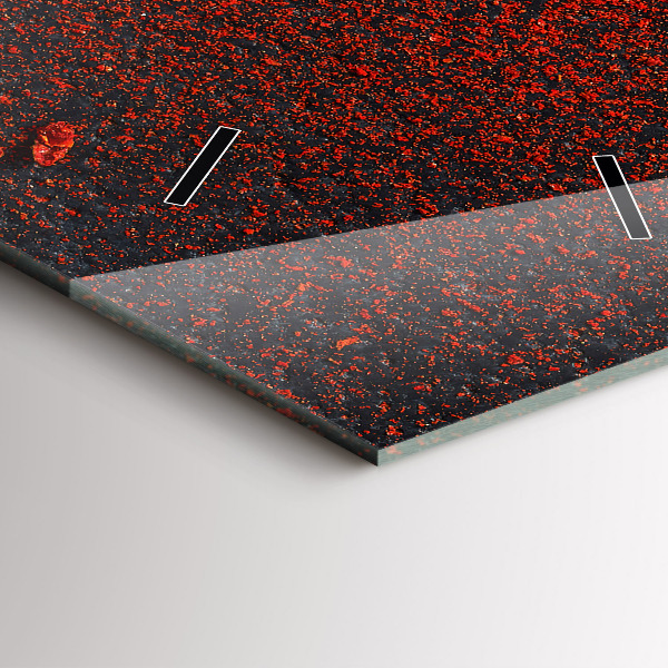 Orologio verticale Condimento al peperoncino rosso