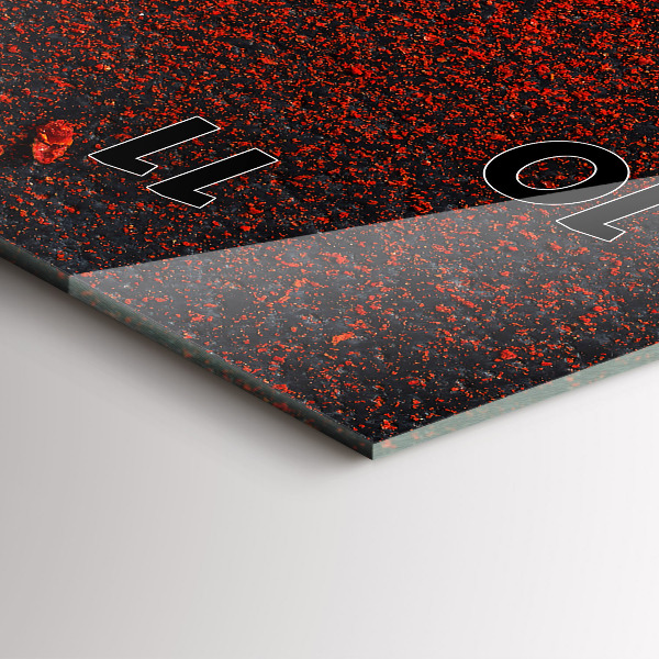 Orologio verticale Condimento al peperoncino rosso