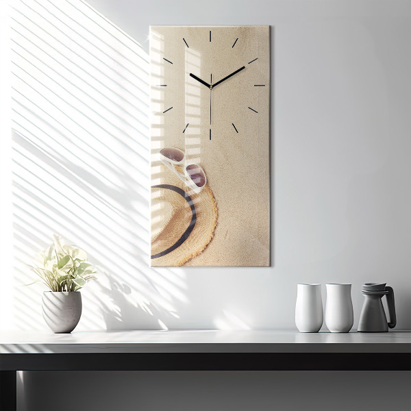 Orologio verticale Astrazione dorata