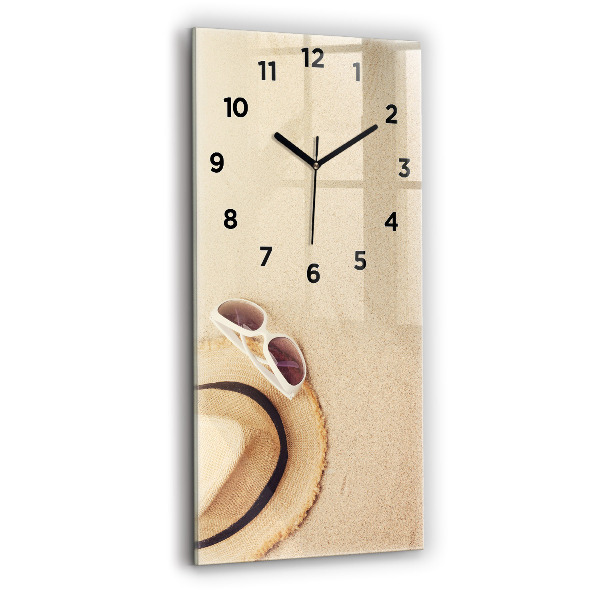 Orologio verticale Astrazione dorata