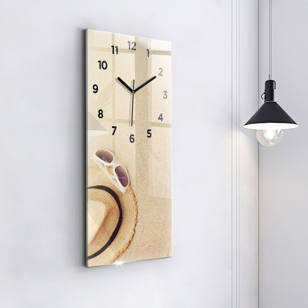 Orologio verticale Astrazione dorata