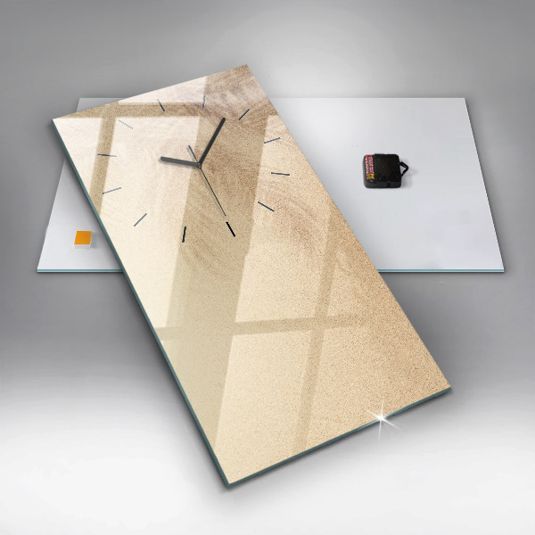 Orologio verticale Astrazione dorata