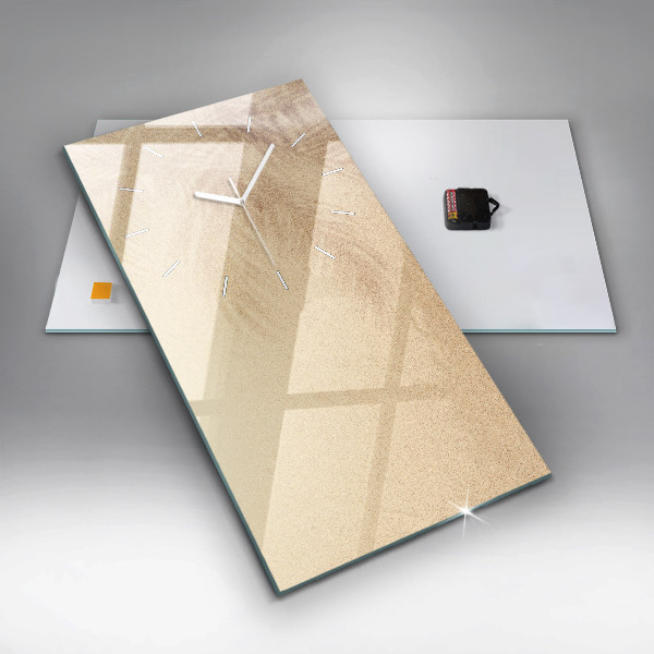 Orologio verticale Astrazione dorata