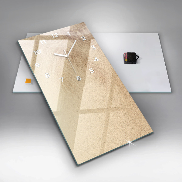 Orologio verticale Astrazione dorata