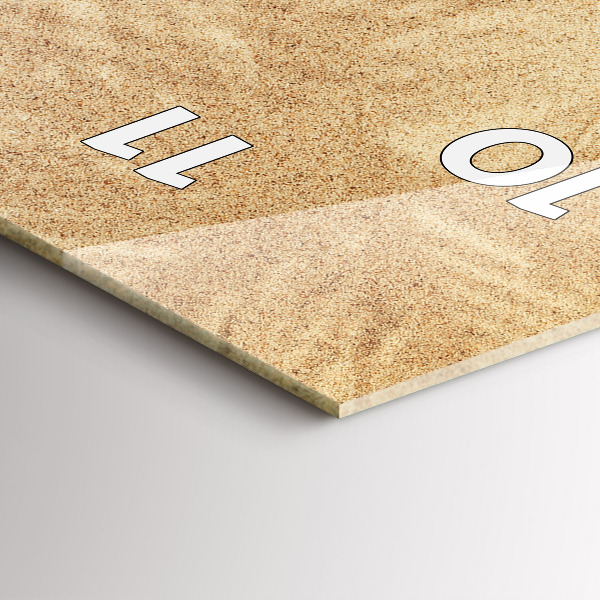 Orologio verticale Astrazione dorata