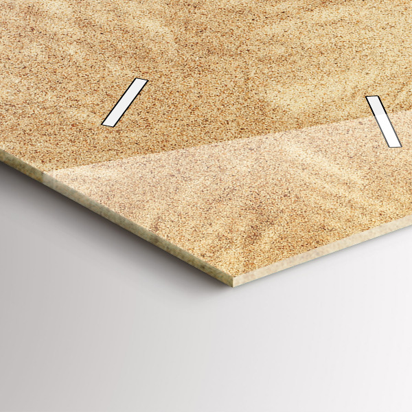 Orologio verticale Astrazione dorata