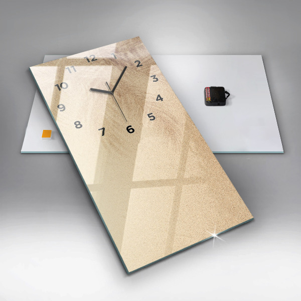 Orologio verticale Astrazione dorata