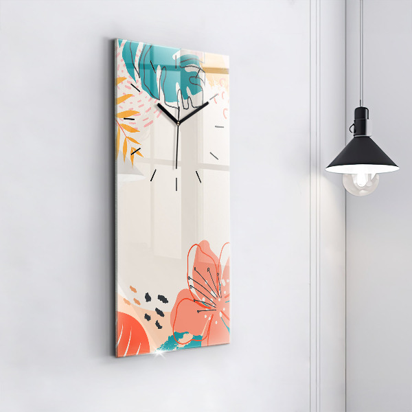 Orologio verticale Piante hawaiane