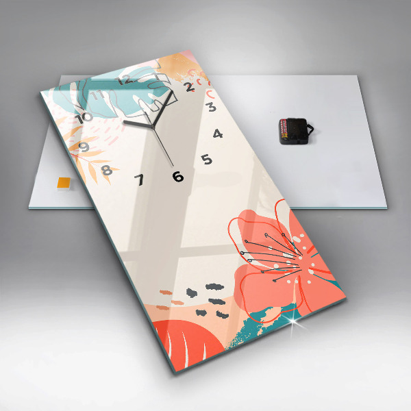 Orologio verticale Piante hawaiane