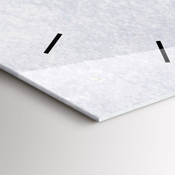 Orologio verticale in vetro Un pezzo di torta