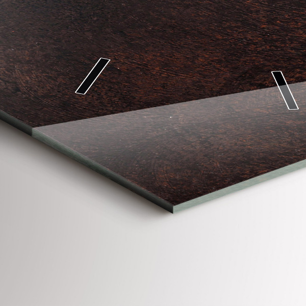 Orologio verticale in vetro Una tazza di caffè