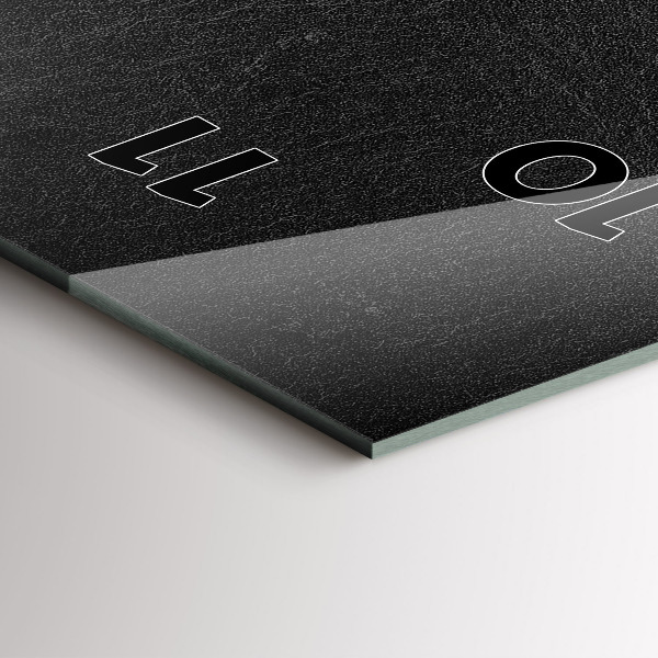 Orologio verticale in vetro Roccia scura