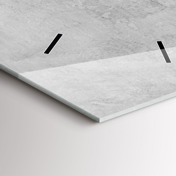 Orologio verticale in vetro Muro di pietra