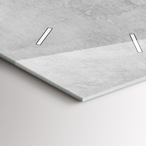 Orologio verticale in vetro Muro di pietra