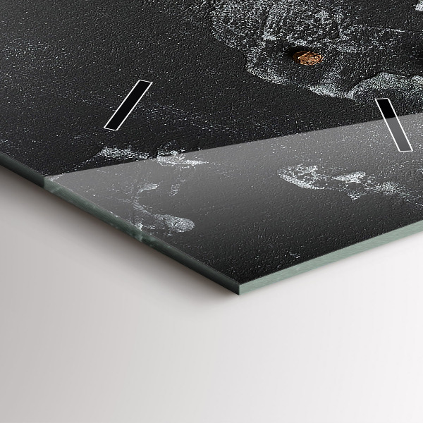 Orologio verticale in vetro Spezie sul bancone