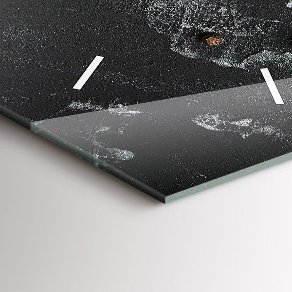 Orologio verticale in vetro Spezie sul bancone