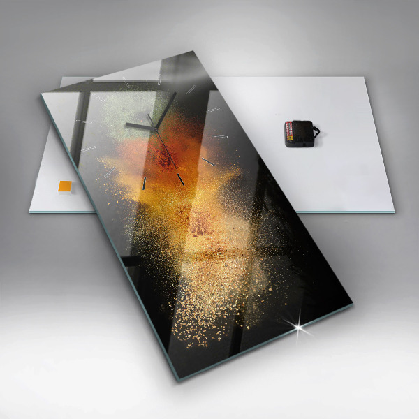 Orologio verticale in vetro Spezie sparse