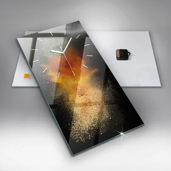 Orologio verticale in vetro Spezie sparse