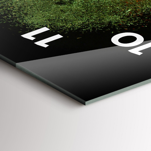 Orologio verticale in vetro Spezie sparse