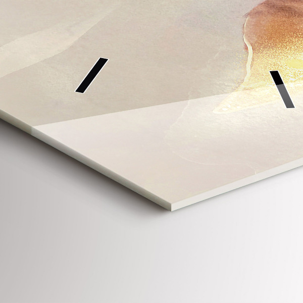 Orologio verticale Foglie boho astratte