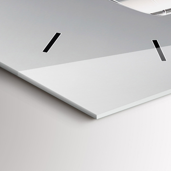 Orologio verticale in vetro Un bicchiere di vino rosso