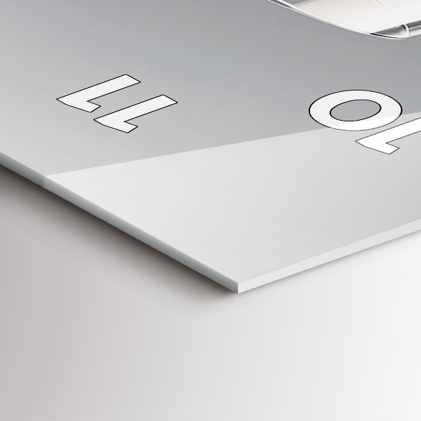 Orologio verticale in vetro Un bicchiere di vino rosso