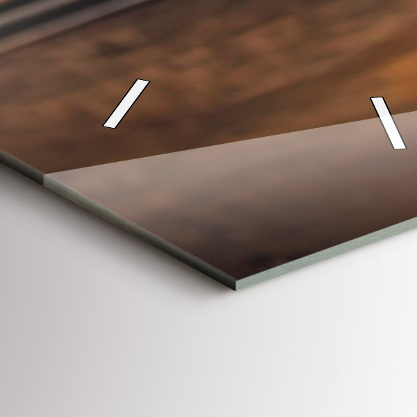 Orologio verticale in vetro Una tazza di caffè