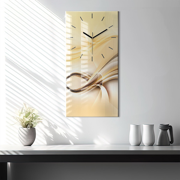 Orologio verticale Onde di astrazione