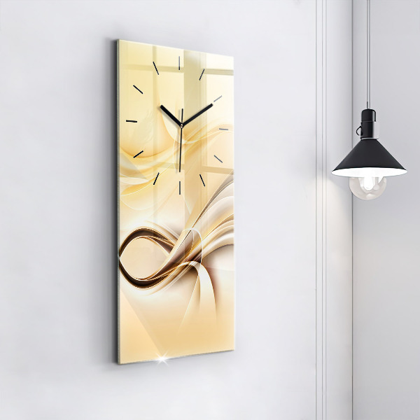 Orologio verticale Onde di astrazione