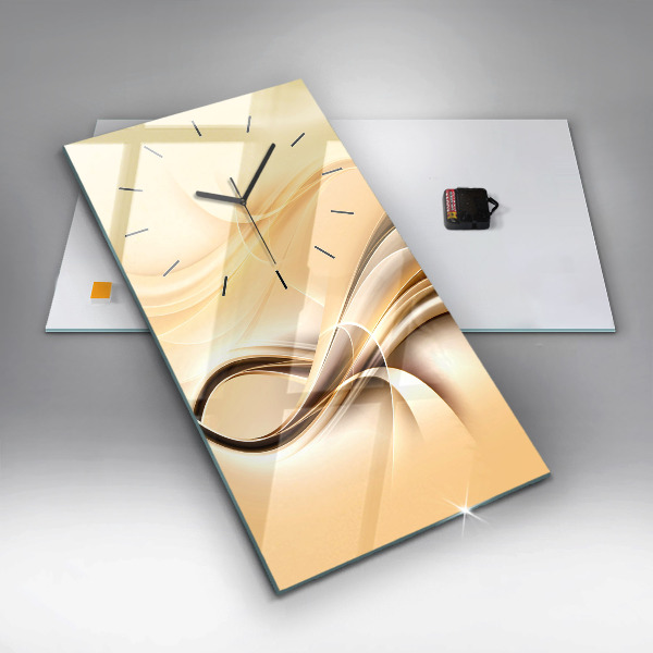 Orologio verticale Onde di astrazione