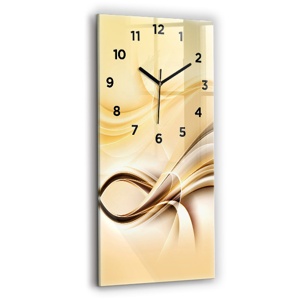 Orologio verticale Onde di astrazione