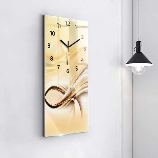 Orologio verticale Onde di astrazione