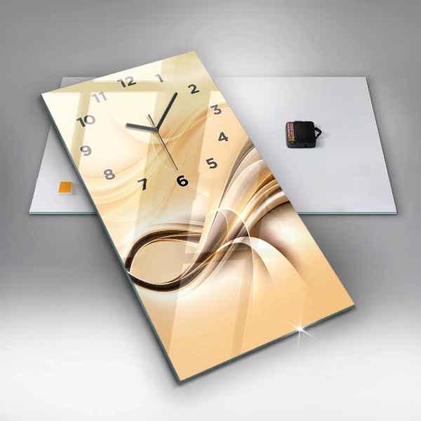 Orologio verticale Onde di astrazione