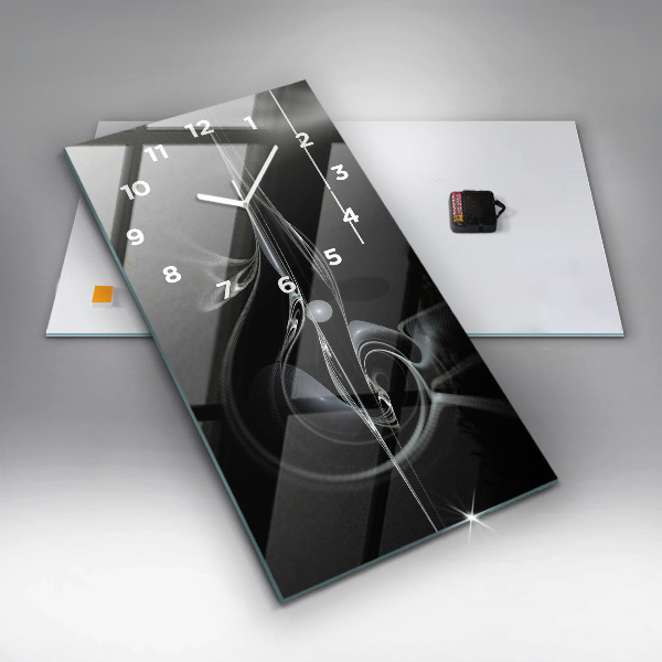 Orologio verticale Fumo astratto